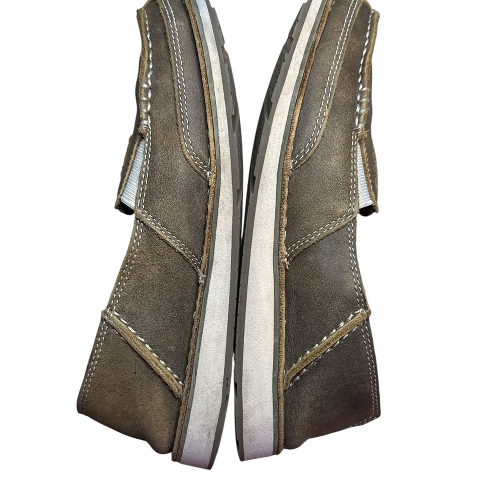 Ariat Women's Cruiser Vintage Bomber Brown Leather Slip On Size 8.5 - Picture 8 of 8